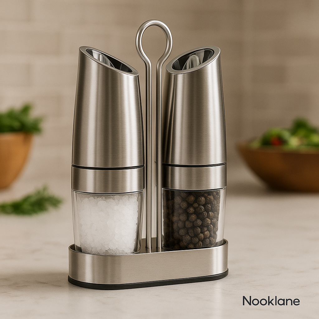 Nooklane™ Electric Salt & Pepper Grinder Set